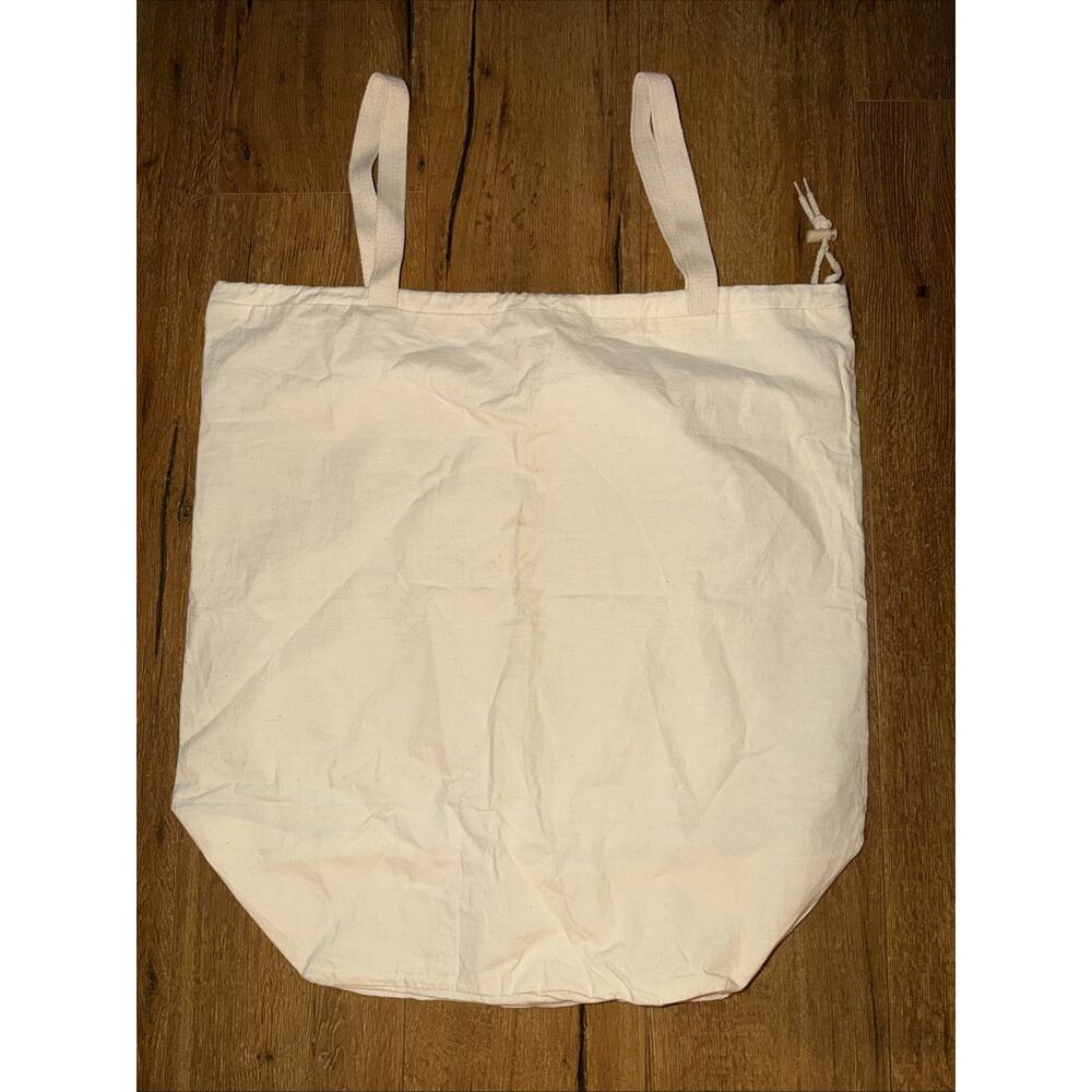 Laundry Bag Dorm Bag Large Spacious 22”x22”Drawstring 100% Cotton...2 Handles